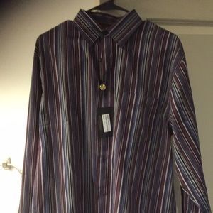 NWT Long sleeve dress shirt size large